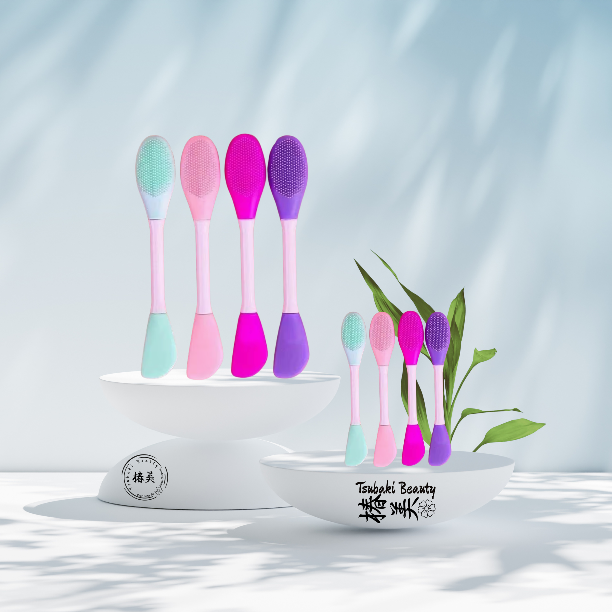 Dual-Headed Facial Cleansing & Mask Brush