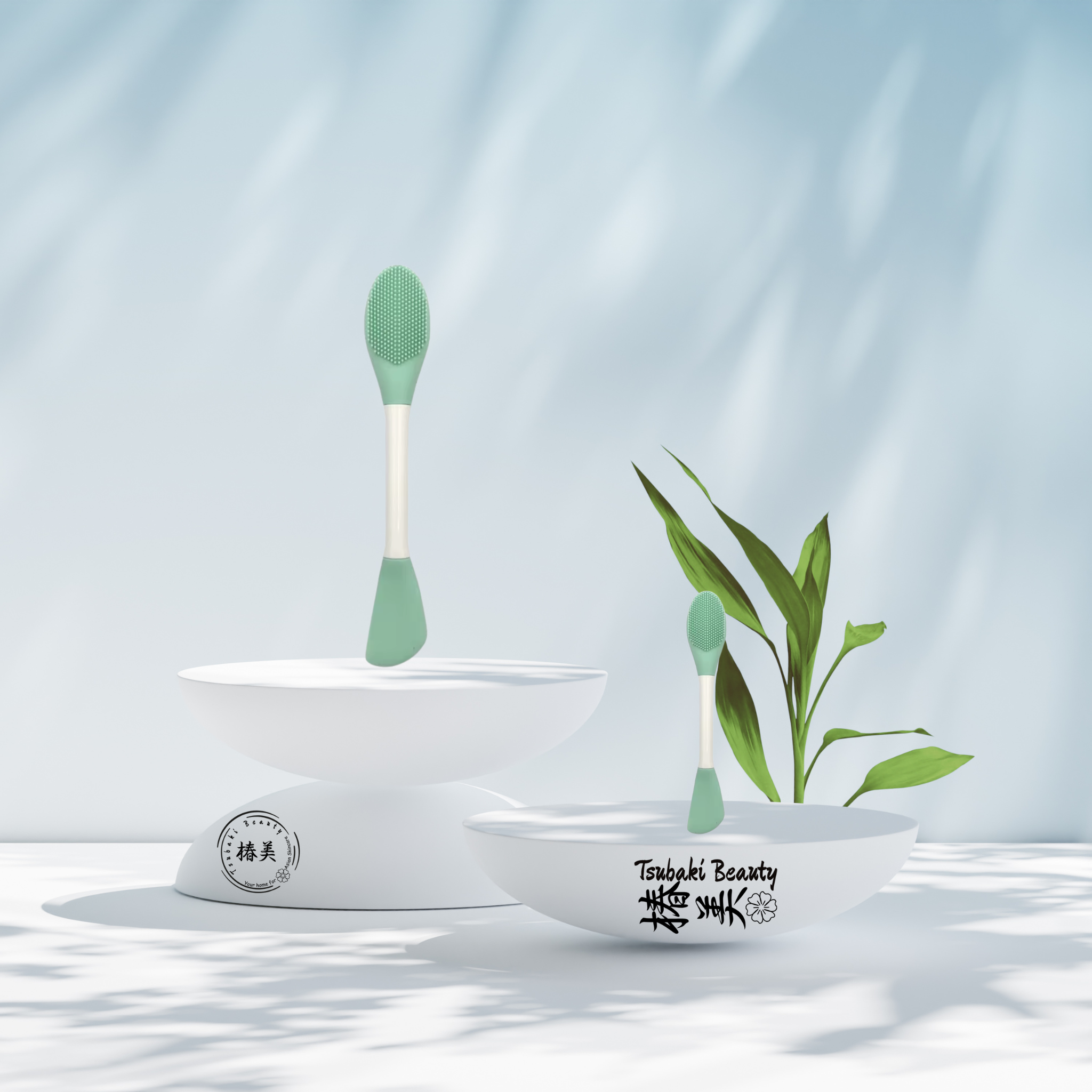 Dual-Headed Facial Cleansing & Mask Brush