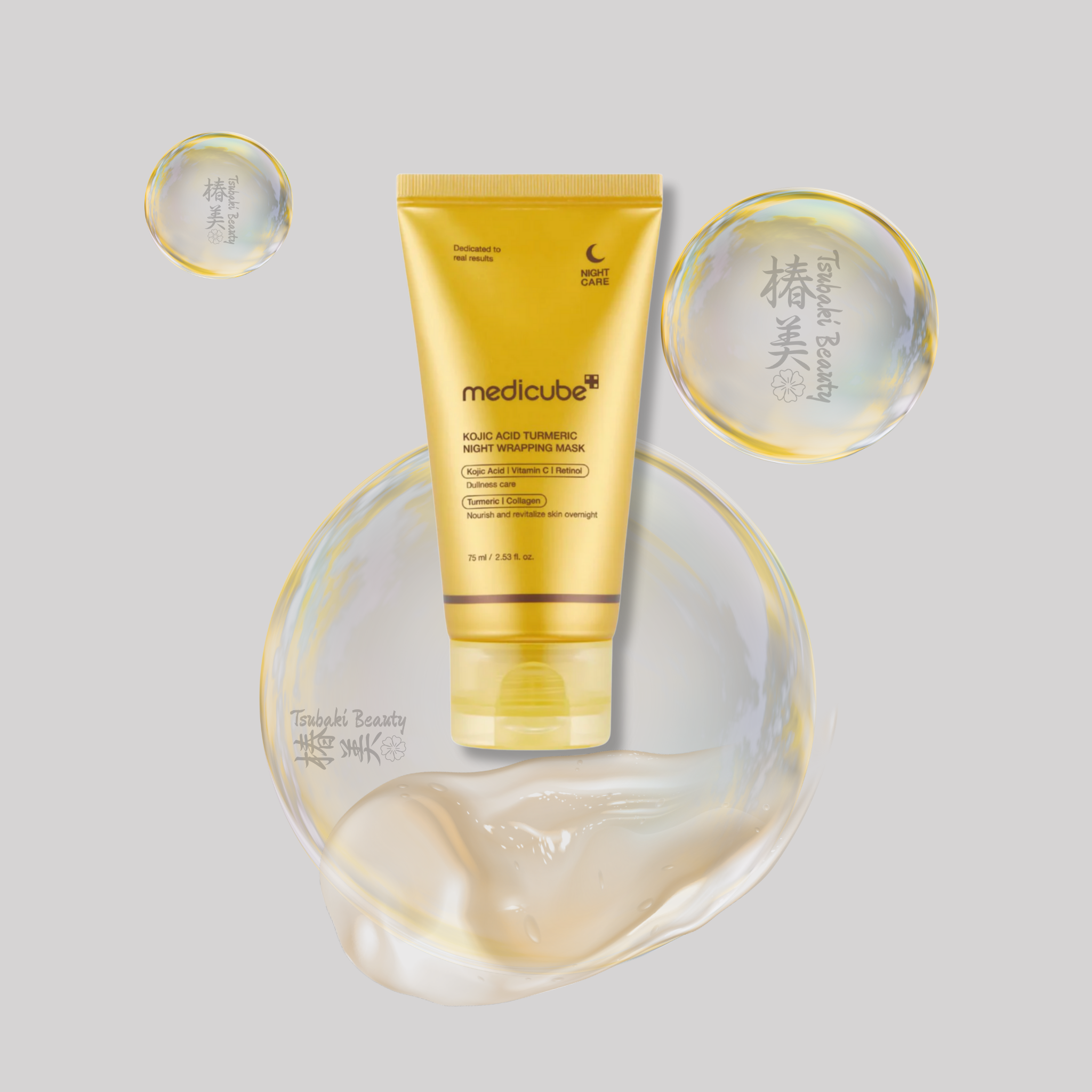 Medicube Kojic Acid Turmeric Night Wrapping Mask – Brightening Overnight Glow Mask