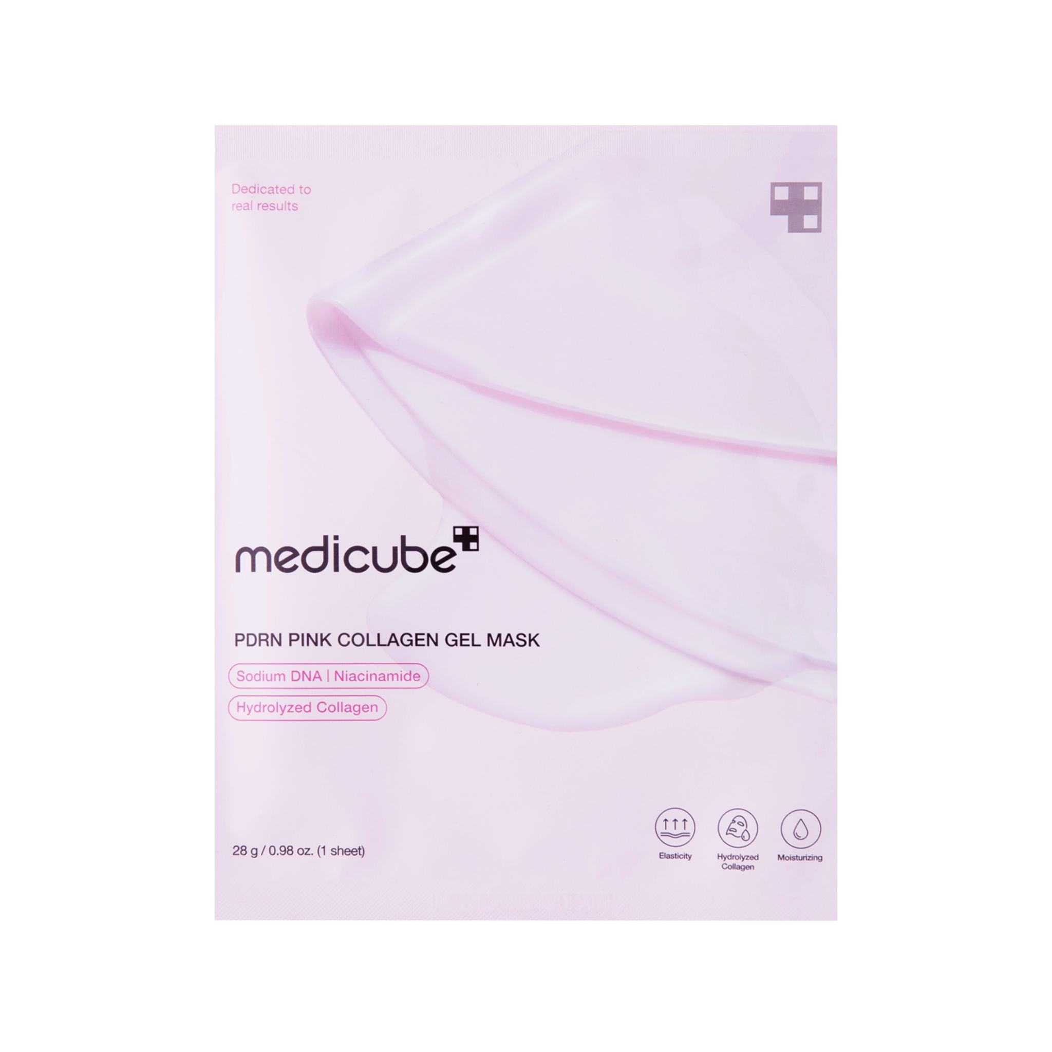 Medicube PDRN Pink Collagen Gel Mask – Hydrating & Elasticity Sheet Mask