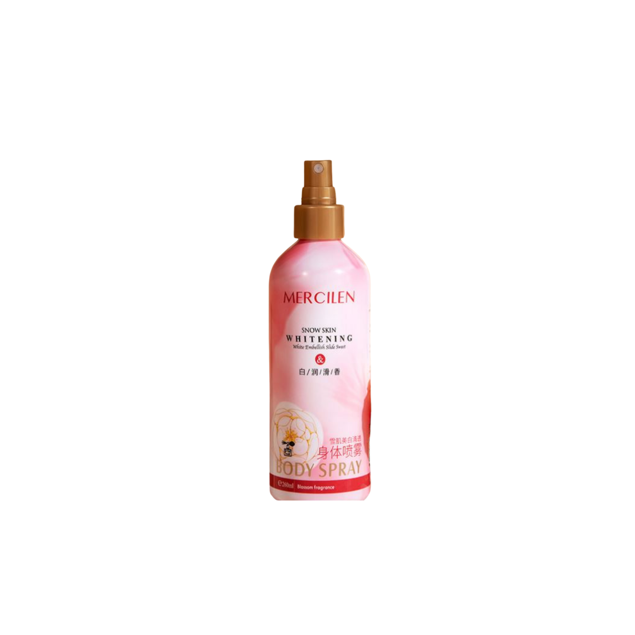 Mercilen snow skin whitening body lotion spray