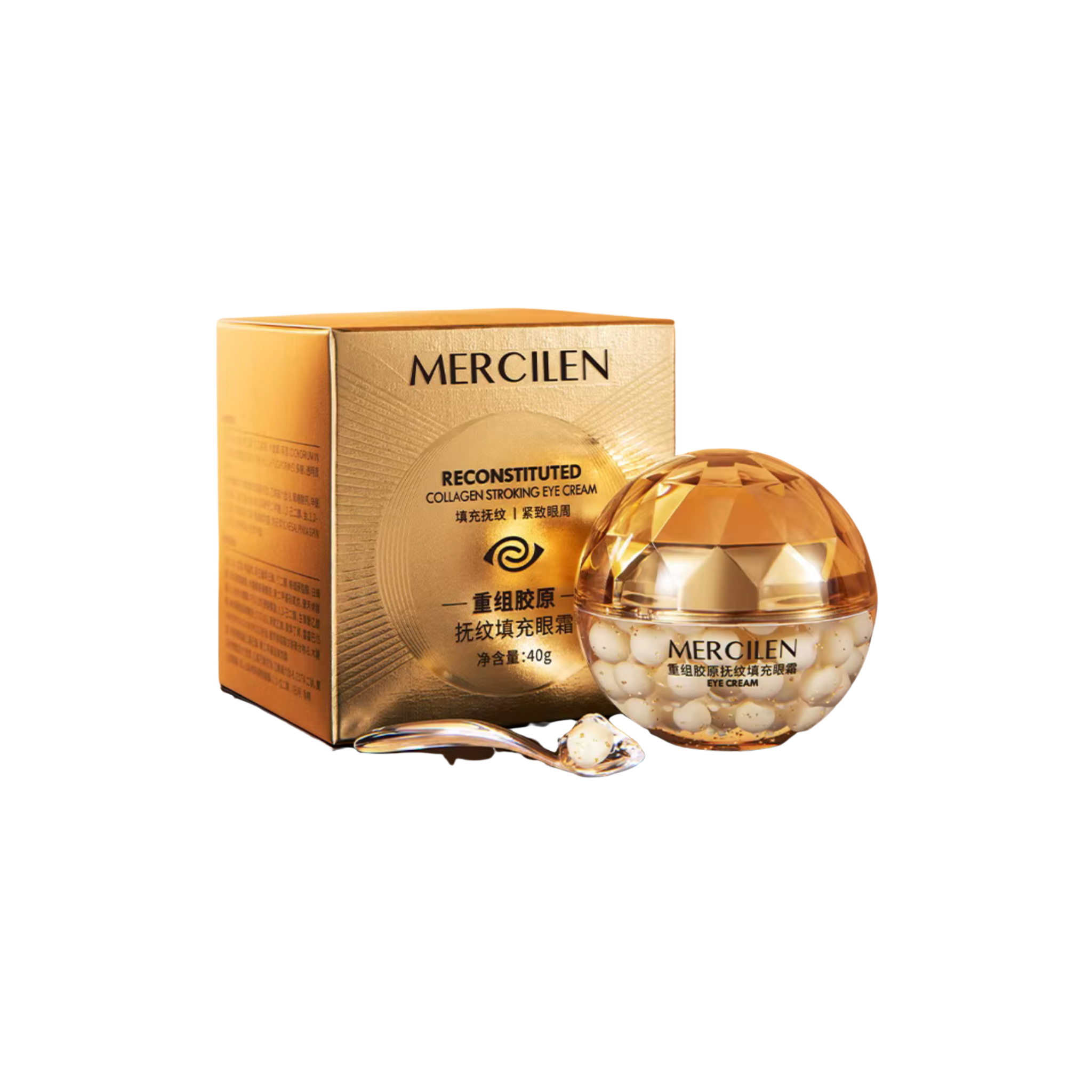 Mercilen Reconstituted Collagen Strong Eye Cream – Capsule Collagen Eye Treatment

