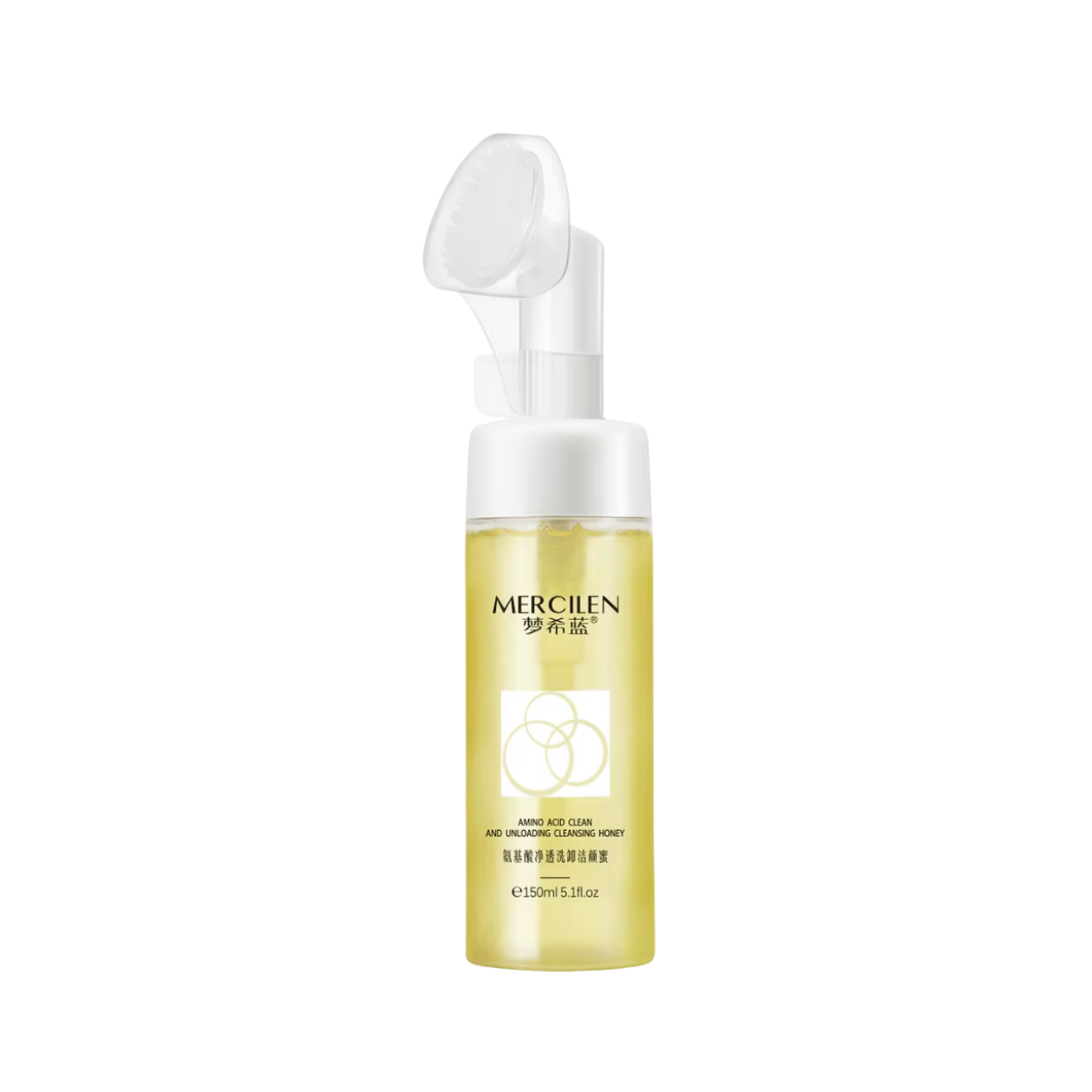 Mercilen Amino Acid Clean & Unloading Cleansing Honey – Deep Cleansing Foam with Brush