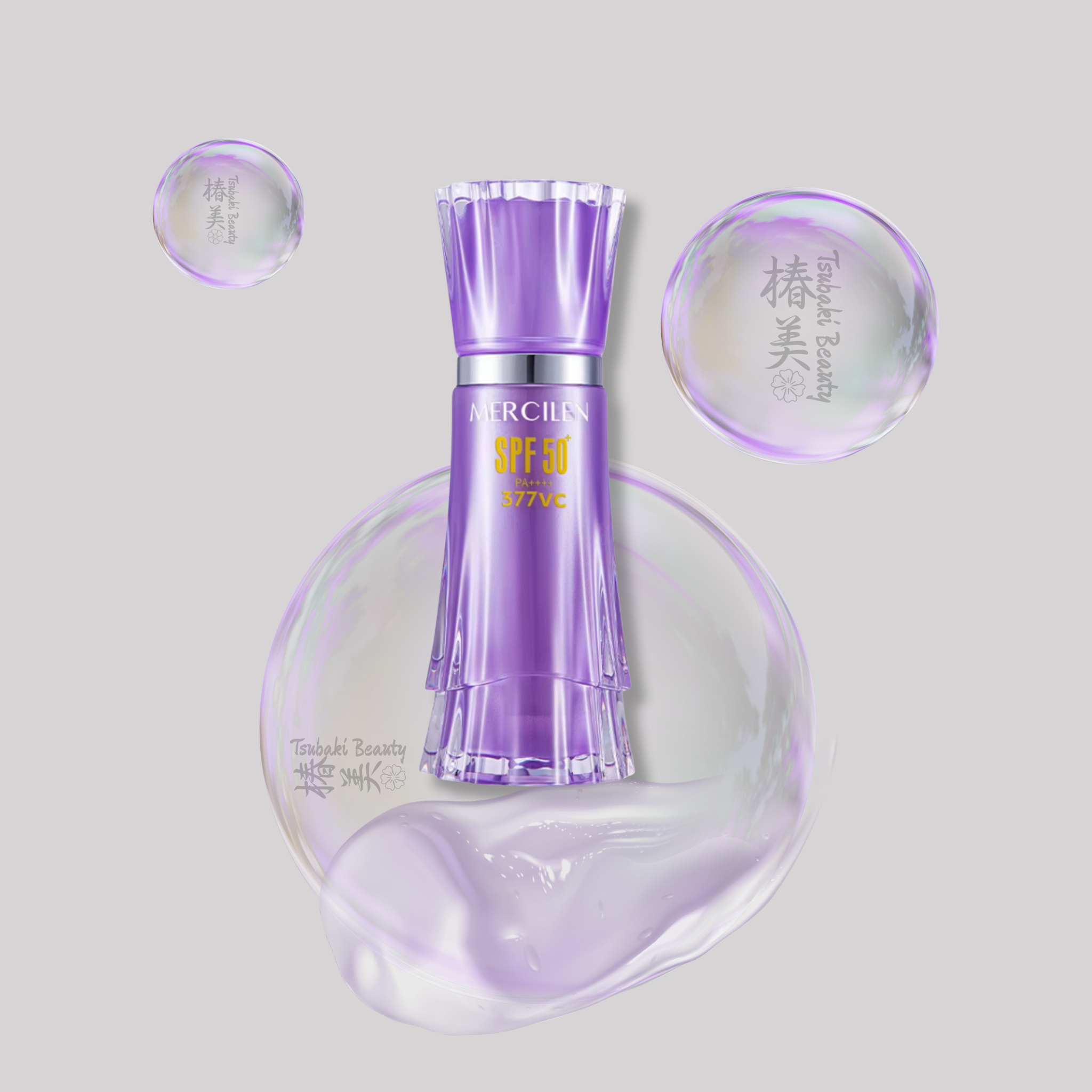 Mercilen 377VC Sunscreen SPF50+ PA++++ – Brightening Vitamin C UV Protection Cream
