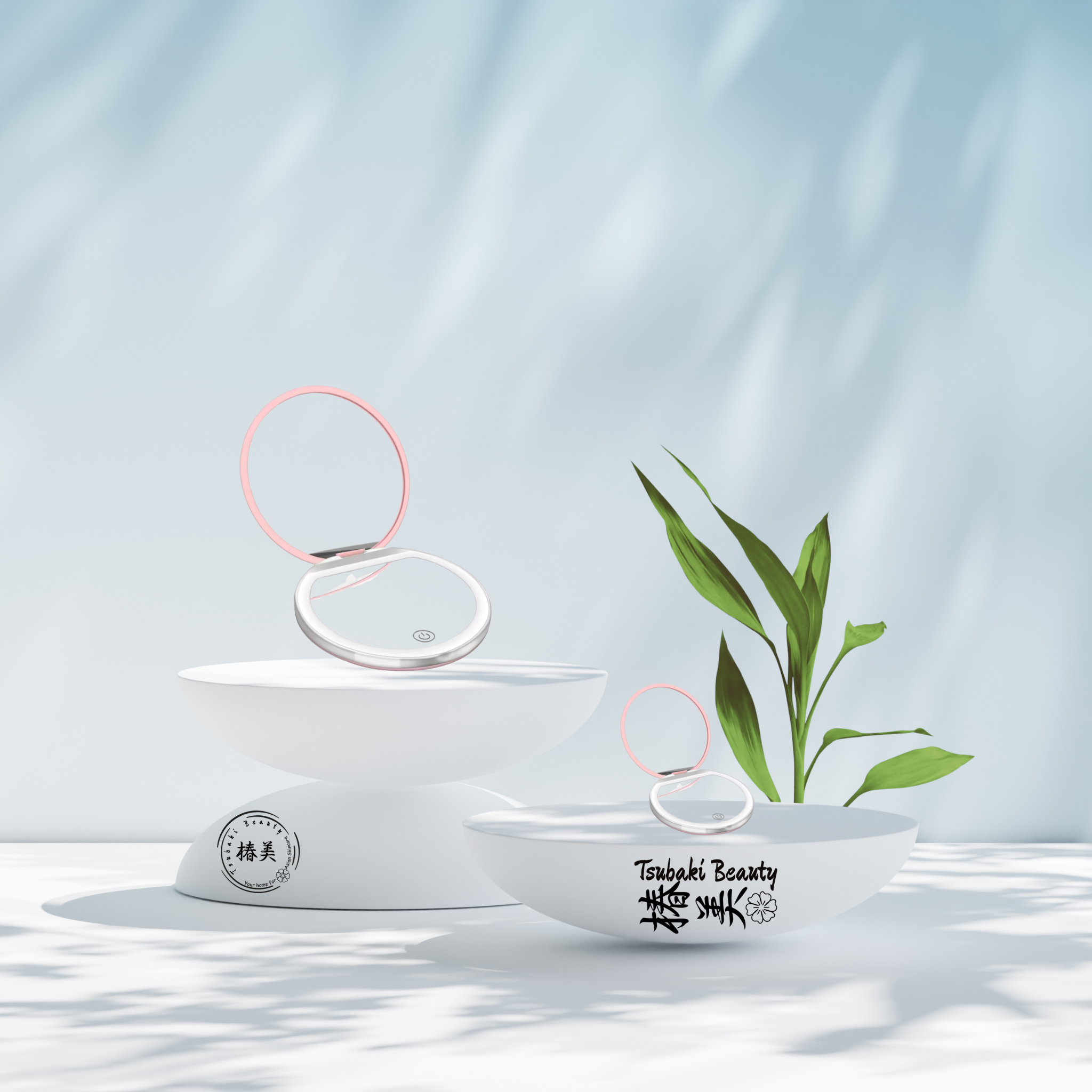 LED Compact Mirror with up to 3× Magnification