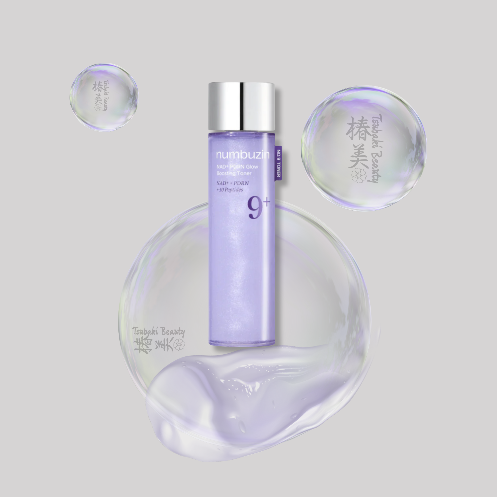 numbuzin No.9 NAD+ PDRN Glow Boosting Toner – Peptide Radiance Hydrating Toner