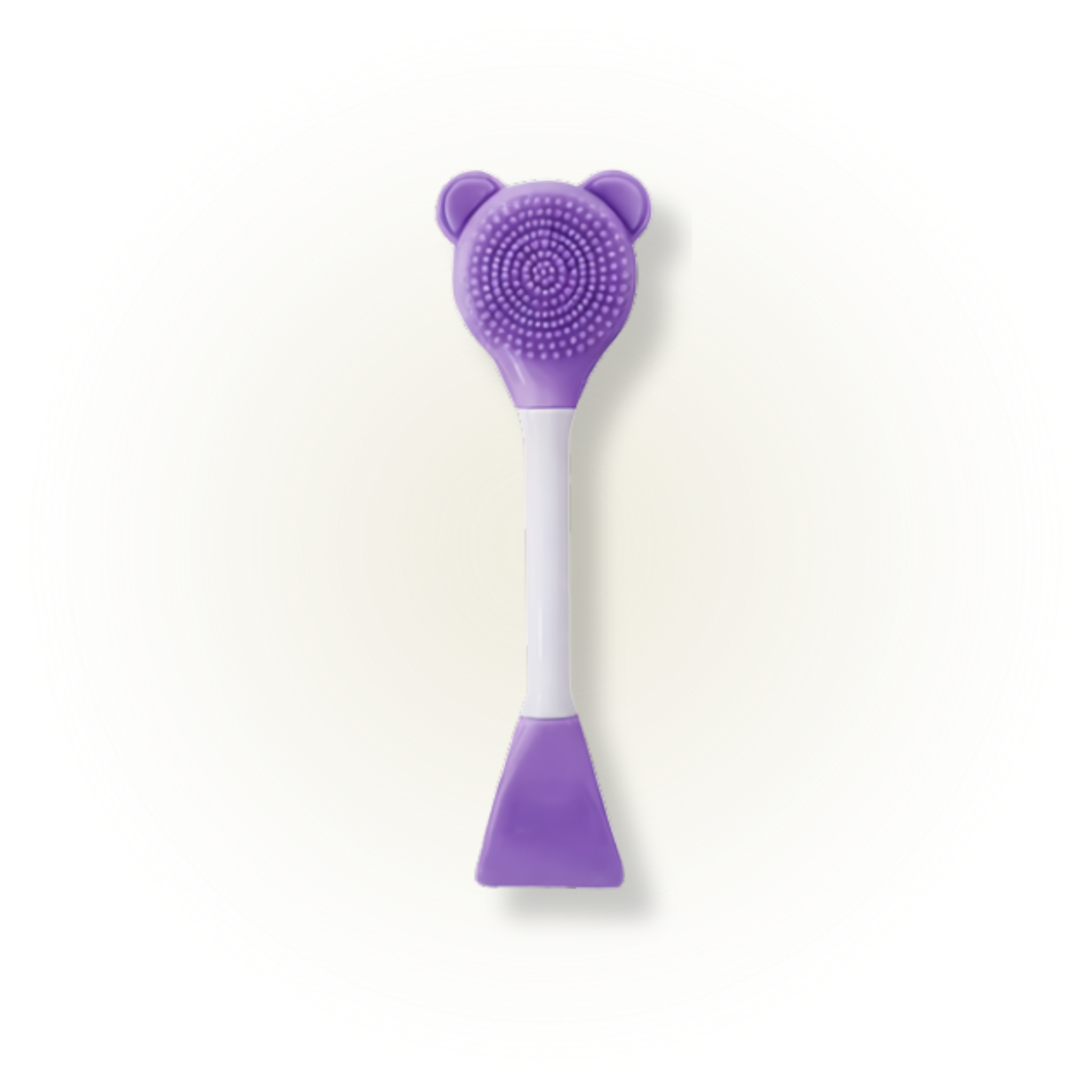 2-in-1 Silicone Facial Cleansing Brush & Spatula – Gentle Deep Clean Beauty Tool
