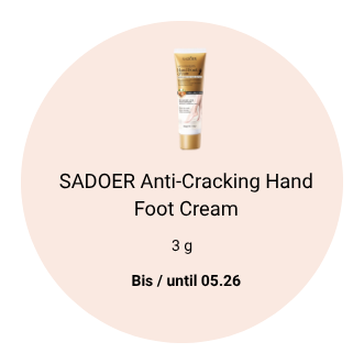 SADOER Anti-Cracking Hand & Foot Cream with Shea Butter