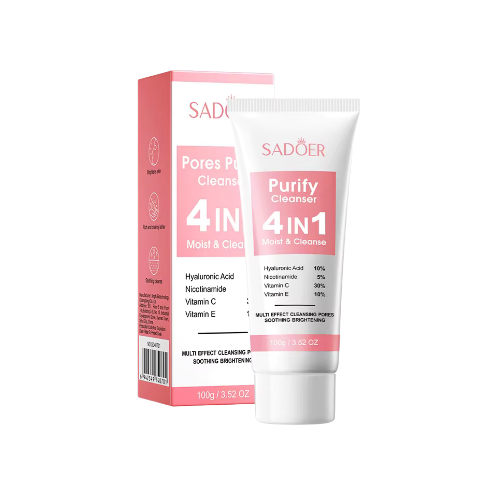 SADOER 4-in-1 Purify Cleanser