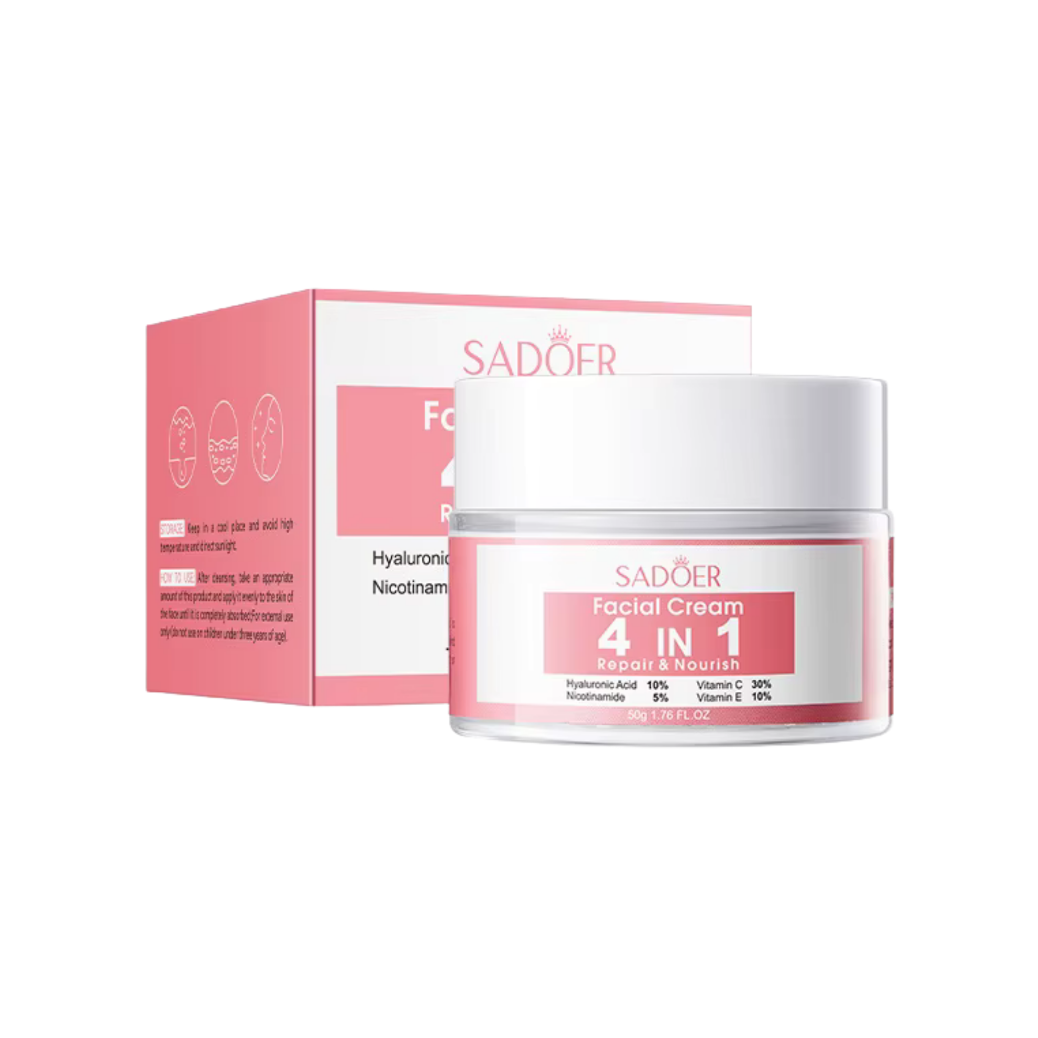 SADOER 4-in-1 Facial Cream
