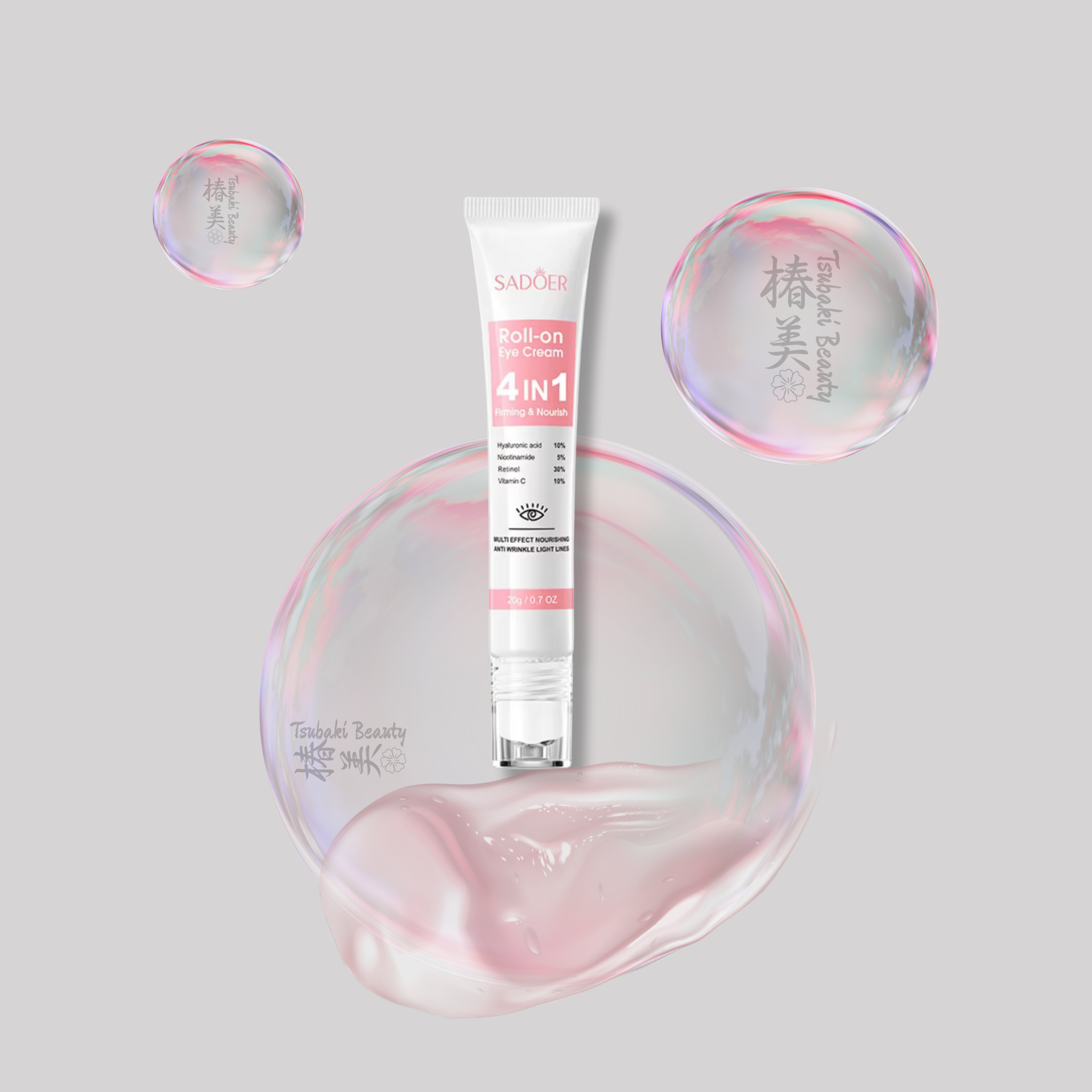 SADOER 4-in-1 Firming & Nourishing Roll-On Eye Cream