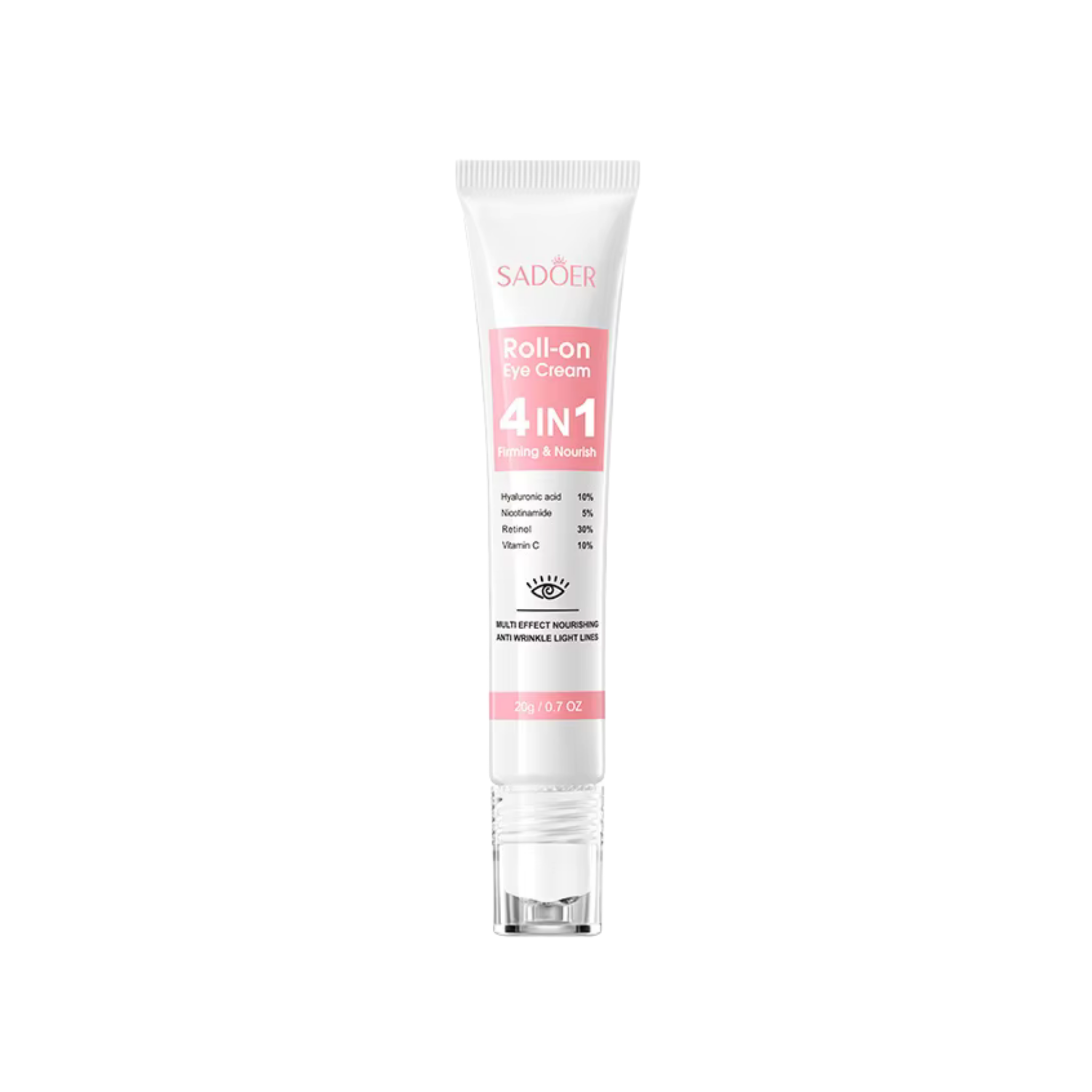 SADOER 4-in-1 Firming & Nourishing Roll-On Eye Cream