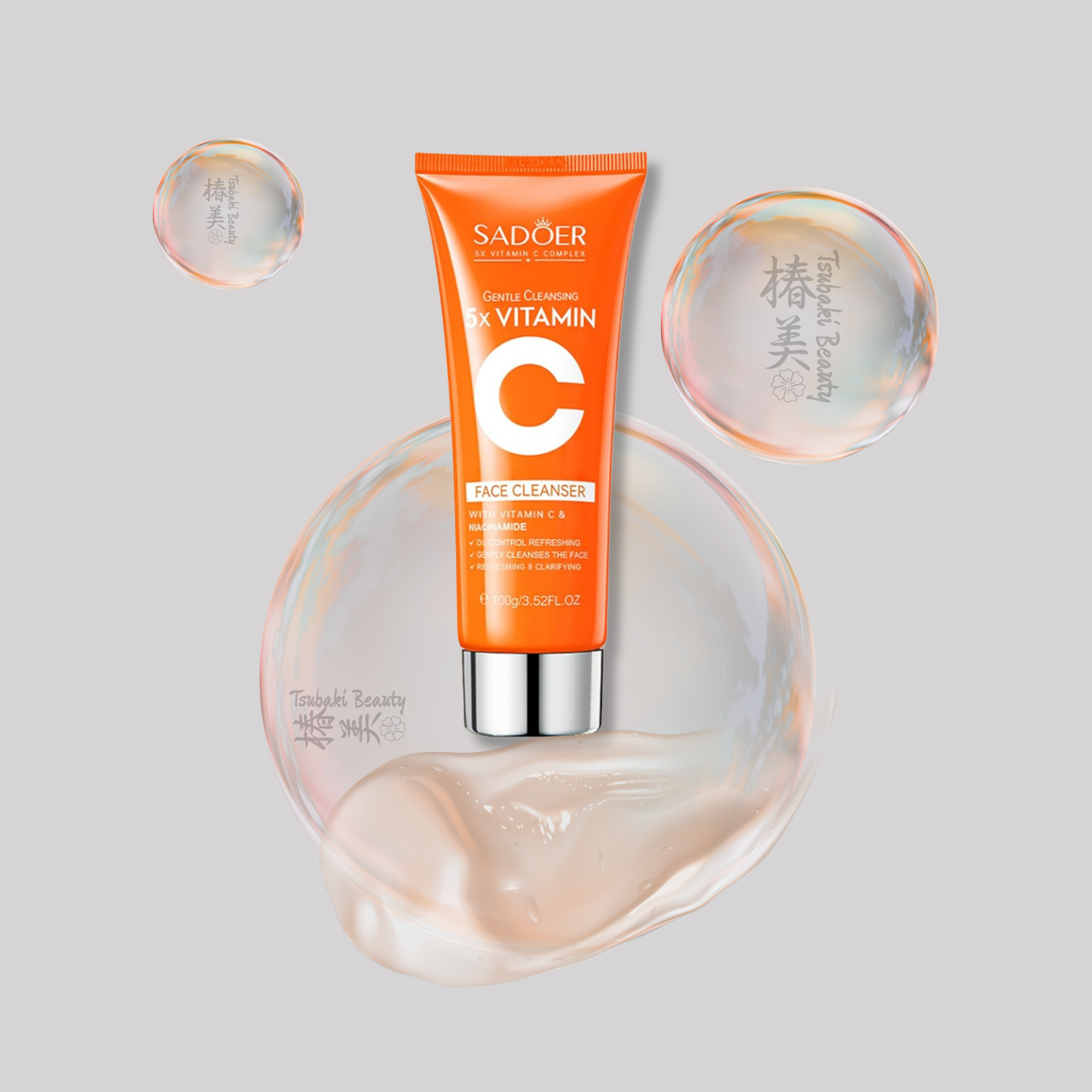 SADOER 5X Vitamin C Skincare Set – Brightening & Hydrating Complete Routine