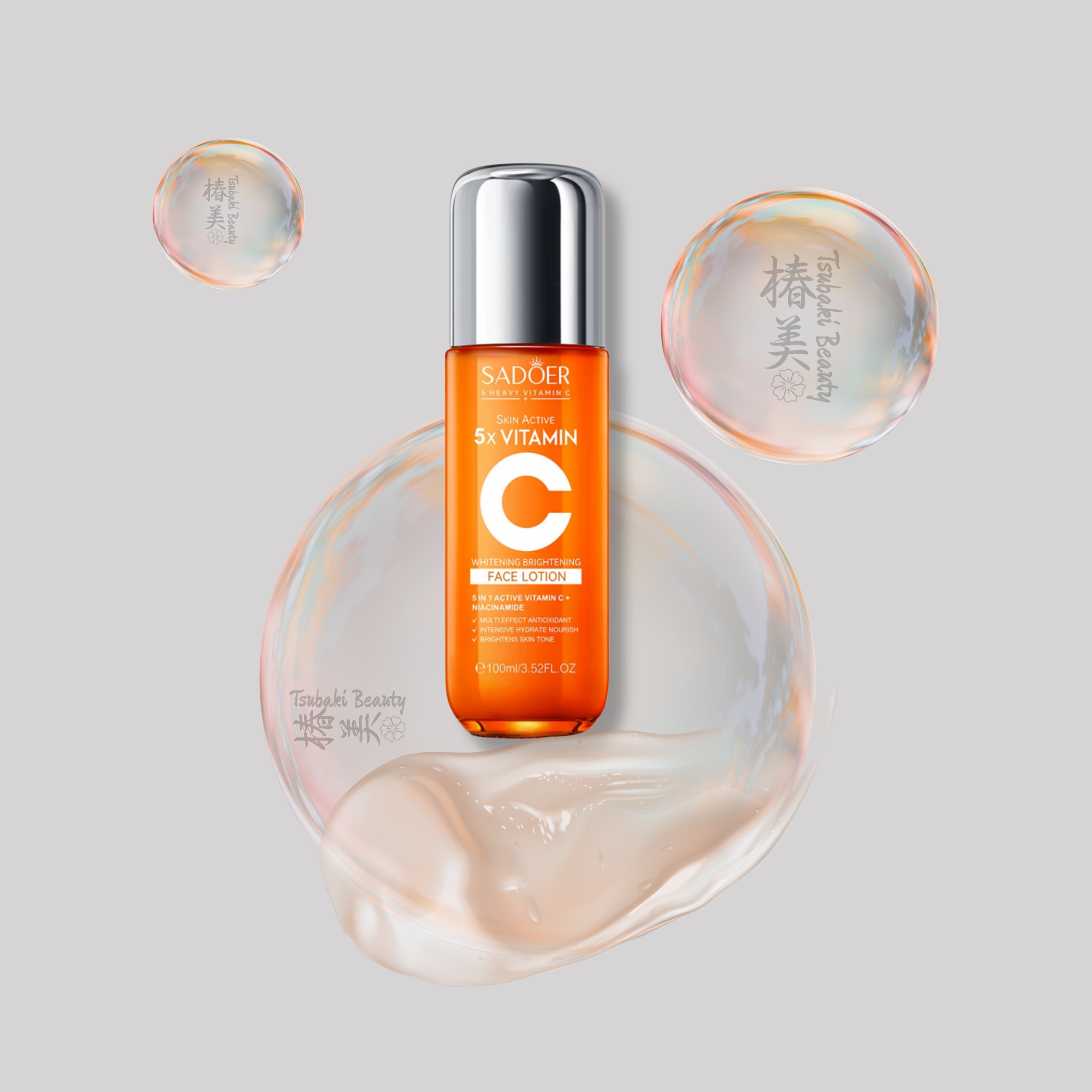 SADOER 5X Vitamin C Skincare Set – lotion