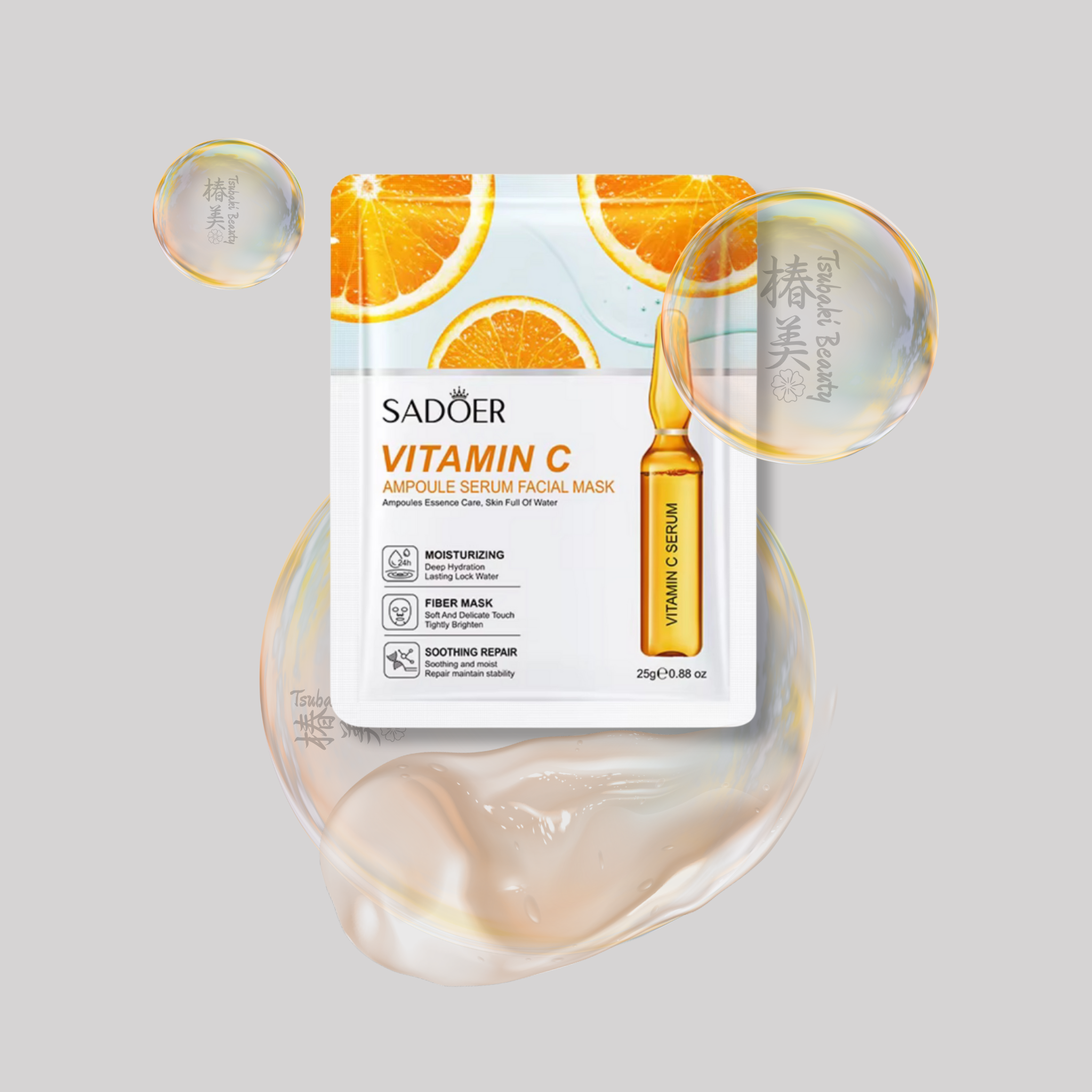 SADOER Ampoule Serum Sheet Mask Collection – Vitamin C 