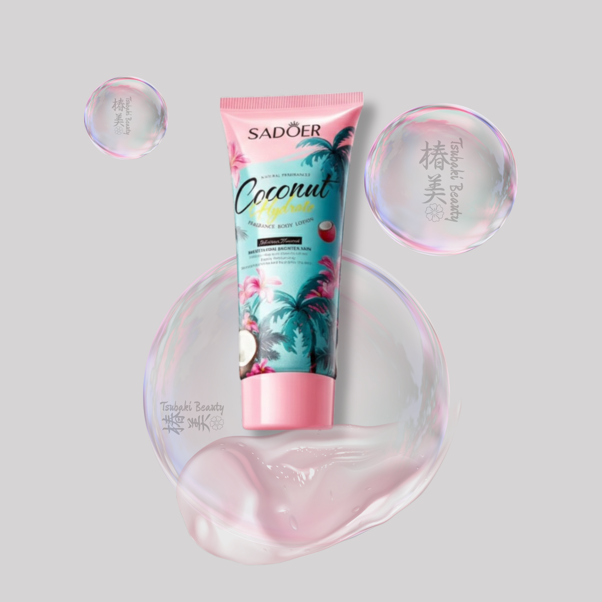 SADOER Coconut Hydrating Body Care Set – Body Lotion