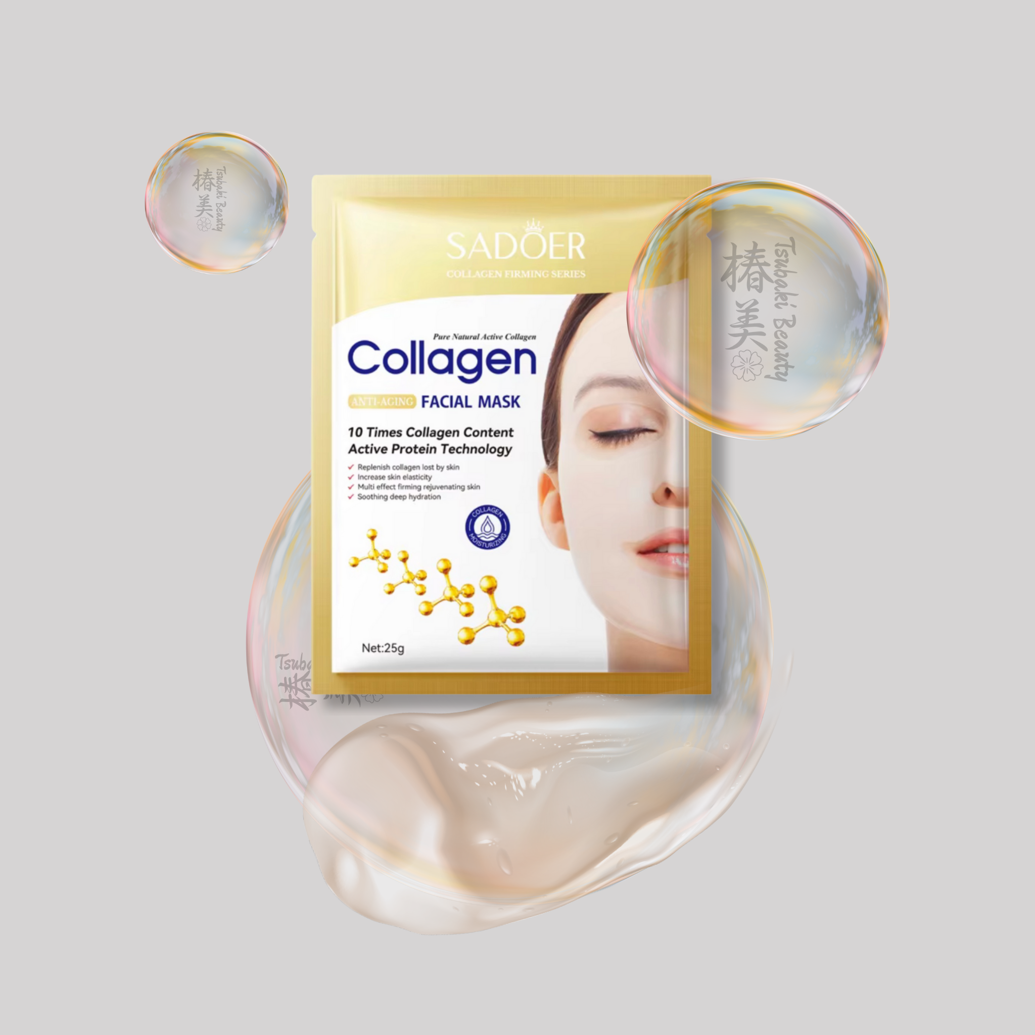SADOER Collagen Firming Anti-Aging Facial Sheet Mask
