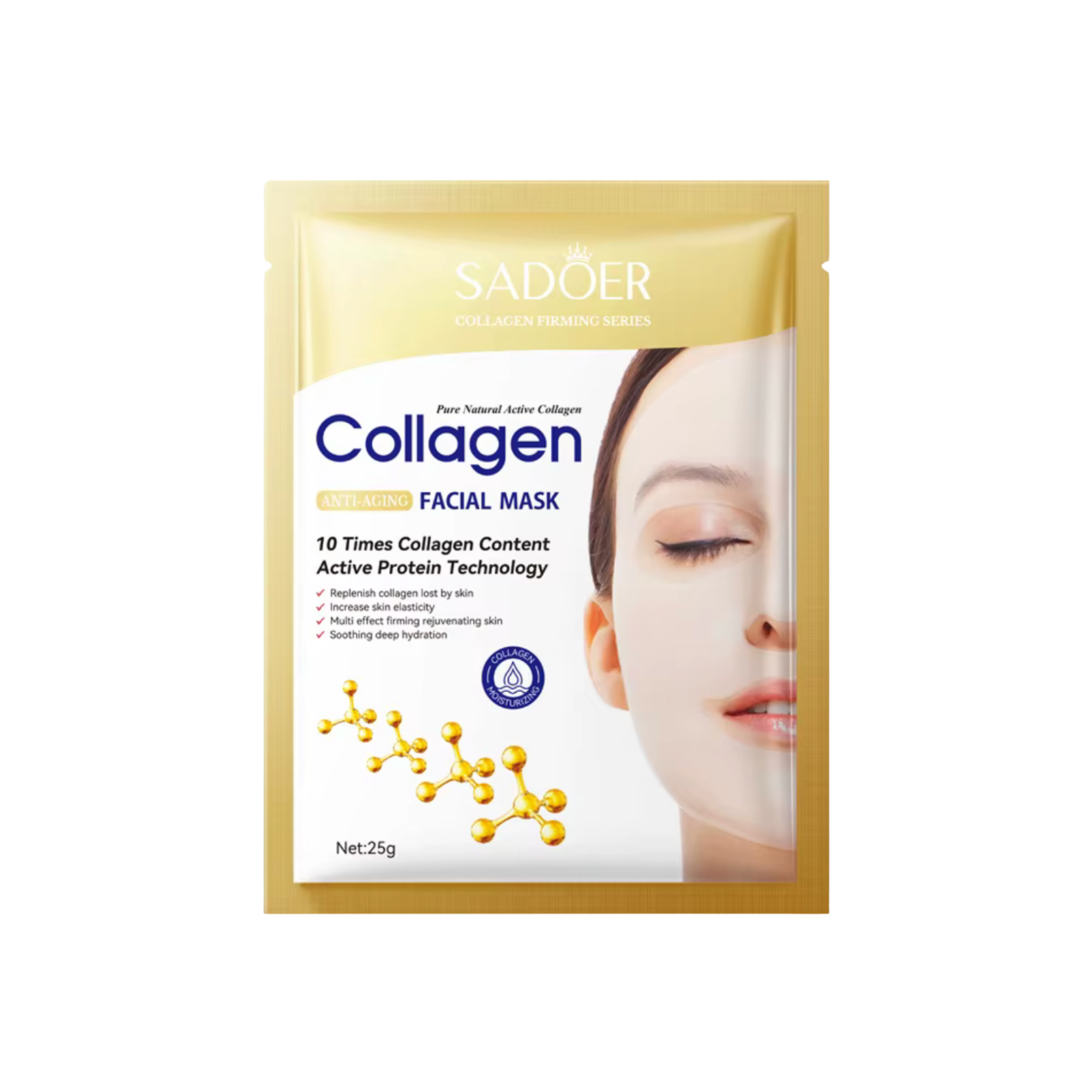 SADOER Collagen Firming Anti-Aging Facial Sheet Mask
