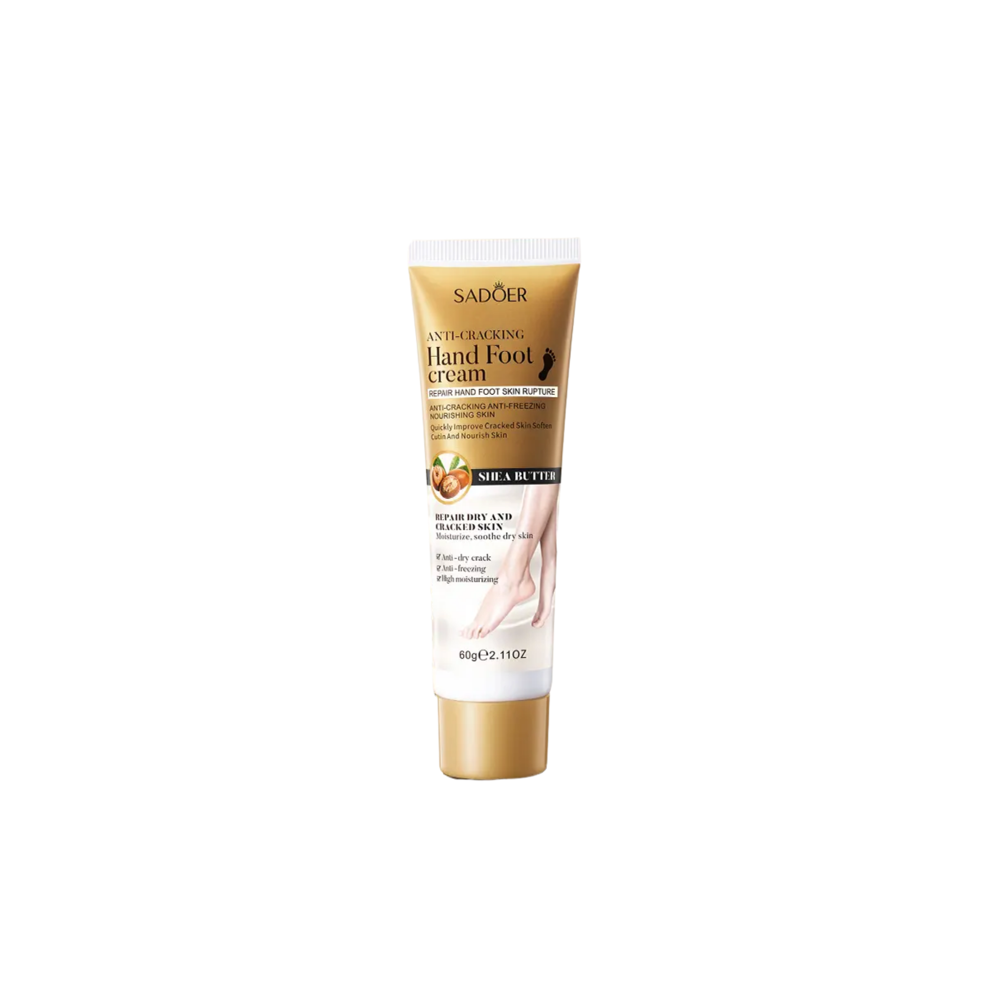 SADOER Anti-Cracking Hand & Foot Cream with Shea Butter