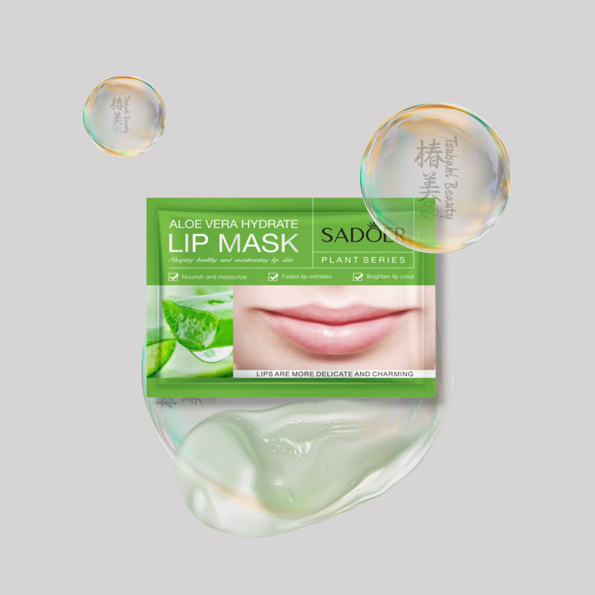 SADOER Fruit Lip Mask – Nourishing & Hydrating Lip Sleeping Mask Aloe vera