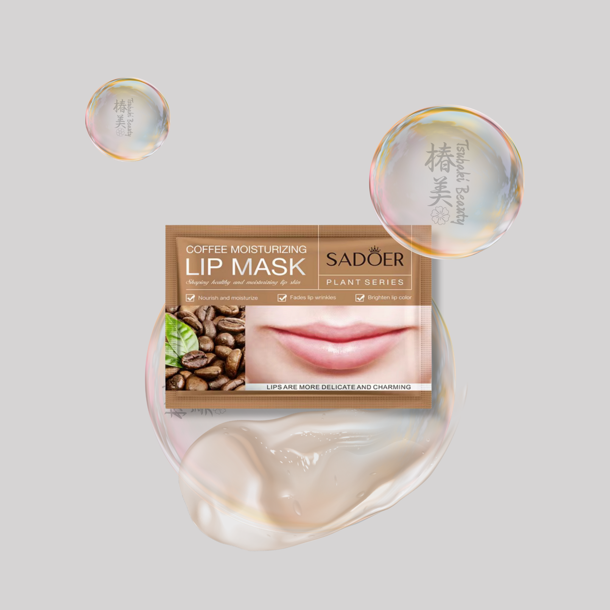 SADOER Fruit Lip Mask – Nourishing & Hydrating Lip Sleeping Mask coffee
