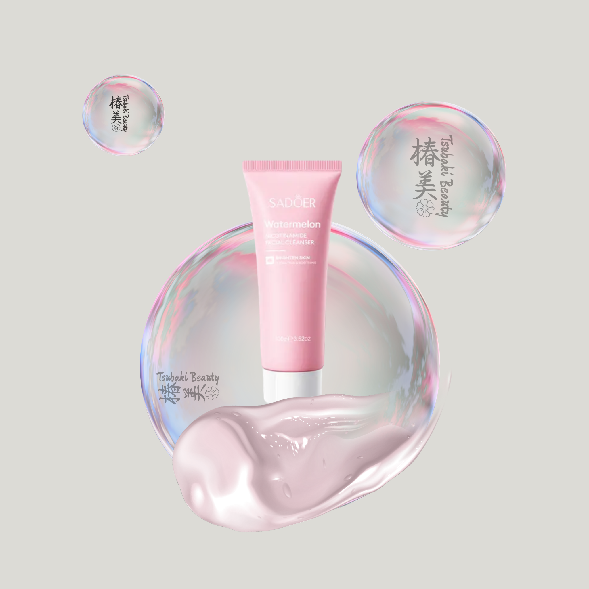 SADOER Watermelon Niacinamide Facial Cleanser