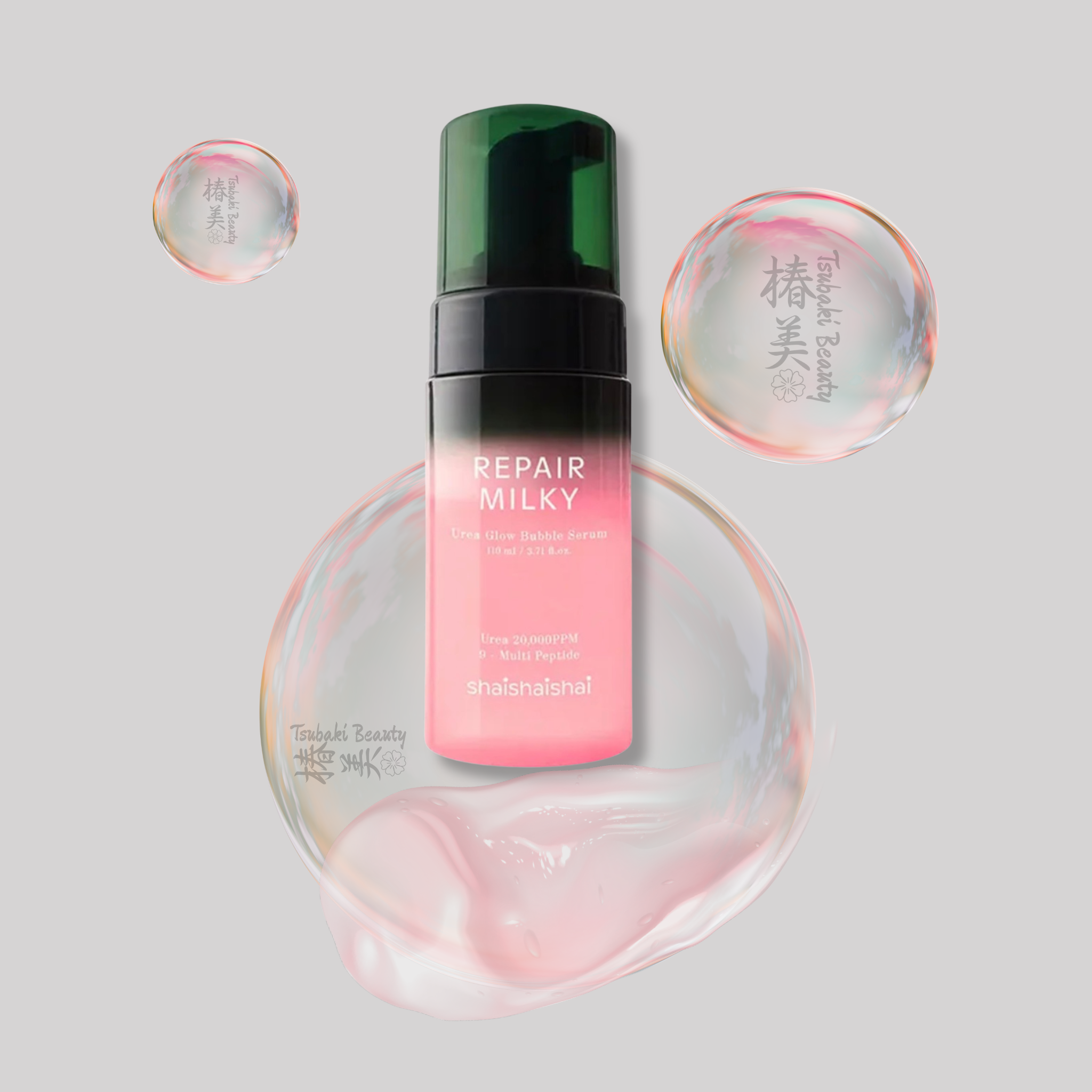Shaishaishai Repair Milky Urea Glow Bubble Serum