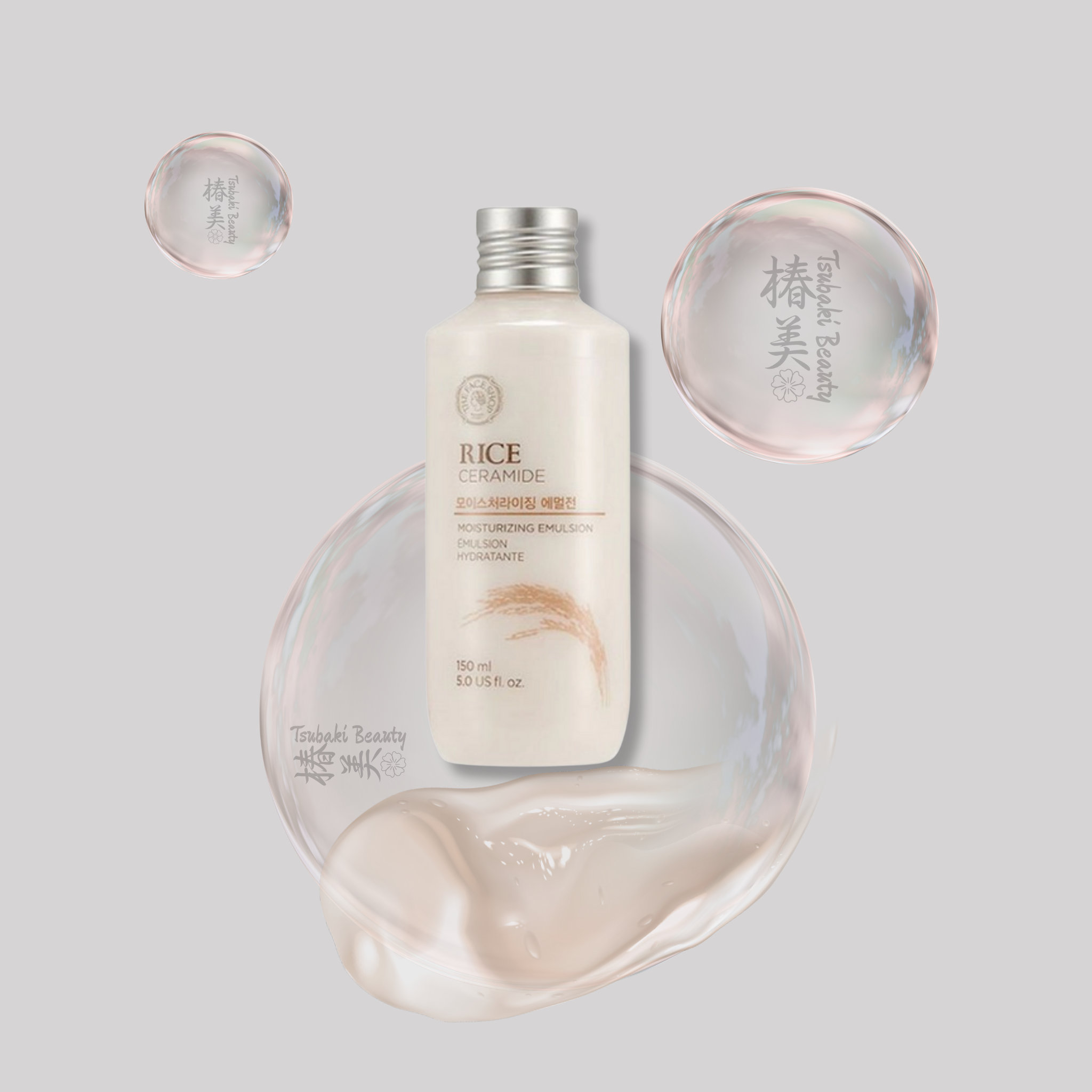 The Face Shop Rice & Ceramide Moisturizing Emulsion – Hydrating Barrier Care Lotion